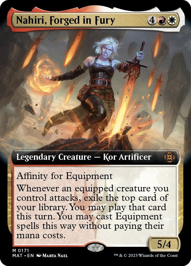 Image for Nahiri, Forged in Fury (Extended Art) (171) (MAT) - Magic: The Gathering