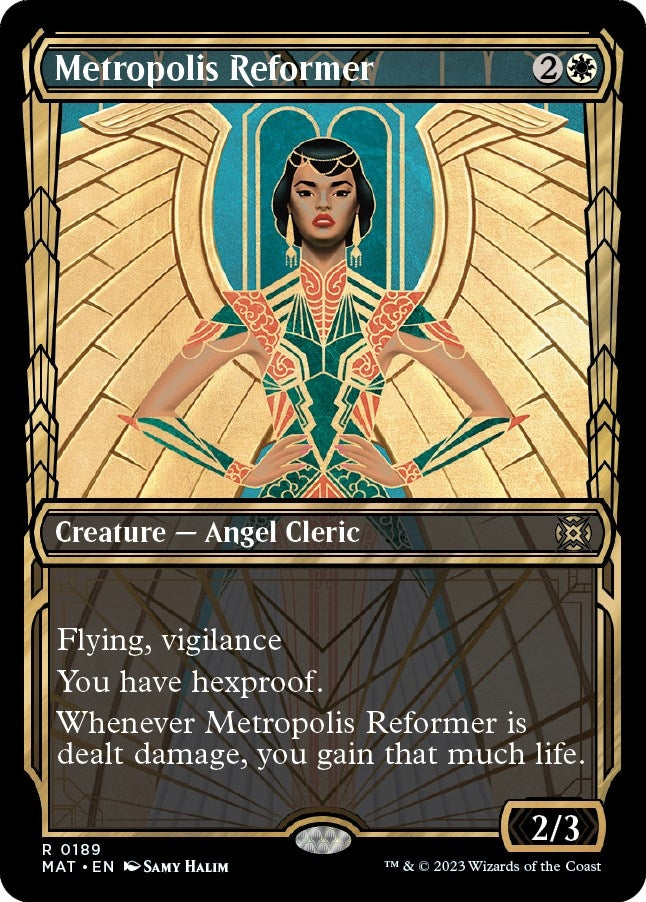 Image for Metropolis Reformer (Halo Foil) (189) (MAT) - Magic: The Gathering