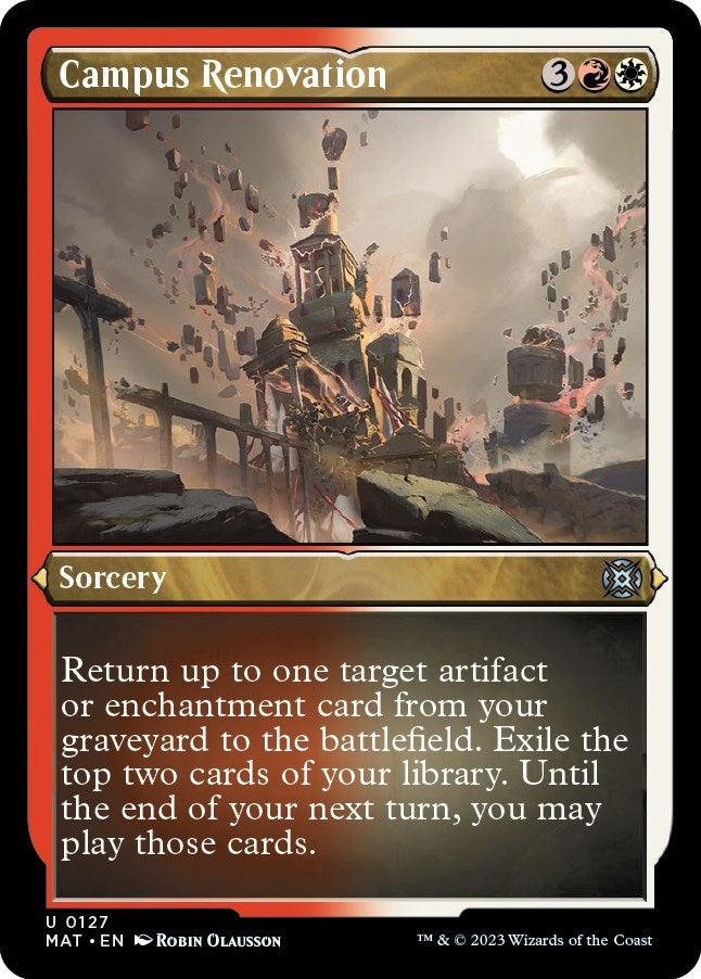 Image for Campus Renovation (Foil Etched) (127) (MAT) - Magic: The Gathering