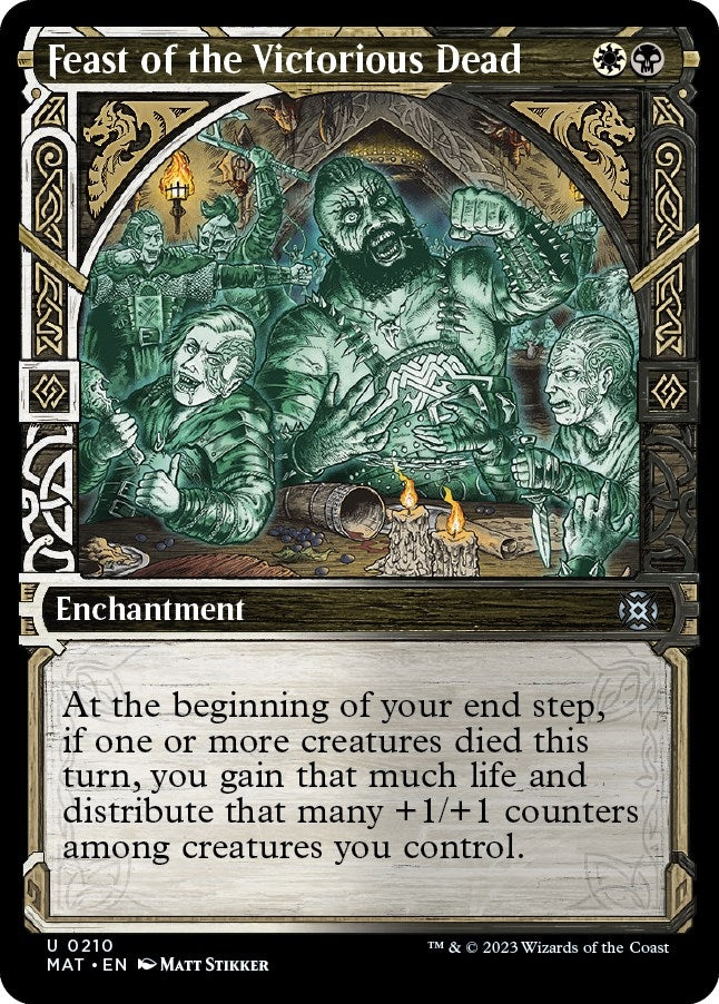 Image for Feast of the Victorious Dead (Halo Foil) (210) (MAT) - Magic: The Gathering