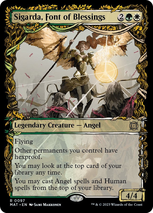 Image for Sigarda, Font of Blessings (Showcase) (97) (MAT) - Magic: The Gathering