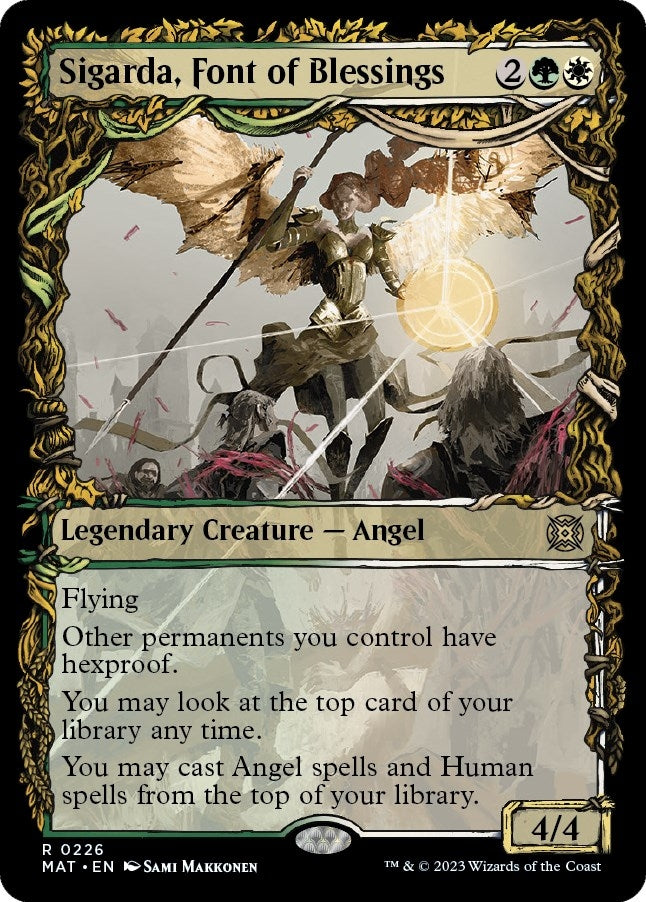 Image for Sigarda, Font of Blessings (Halo Foil) (226) (MAT) - Magic: The Gathering