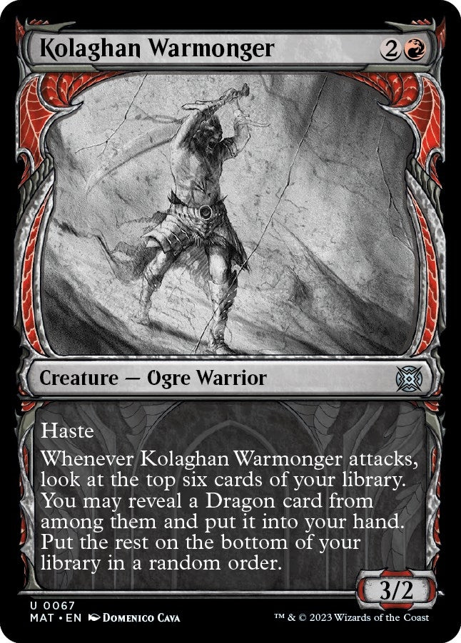 Image for Kolaghan Warmonger (Showcase) (67) (MAT) - Magic: The Gathering