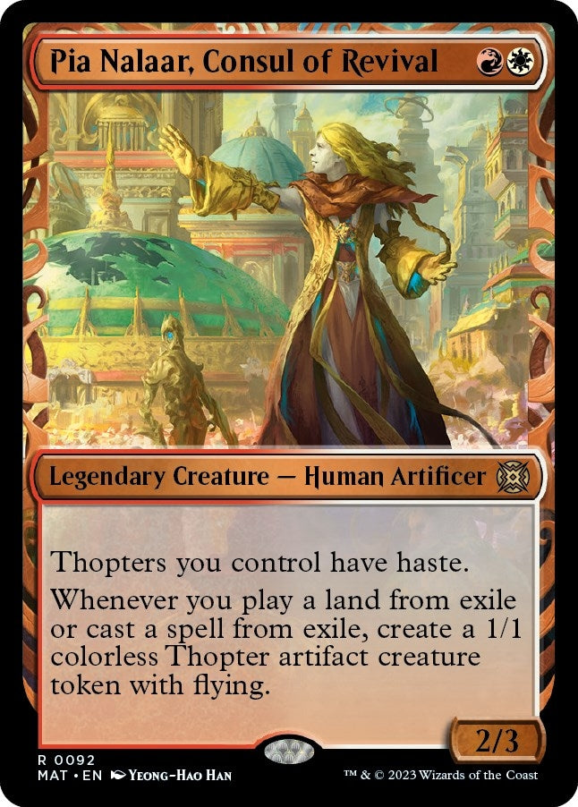 Image for Pia Nalaar, Consul of Revival (Showcase) (92) (MAT) - Magic: The Gathering