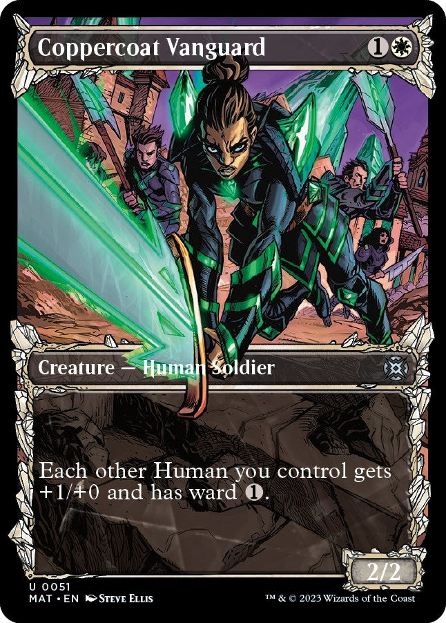 Image for Coppercoat Vanguard (Showcase) (51) (MAT) - Magic: The Gathering