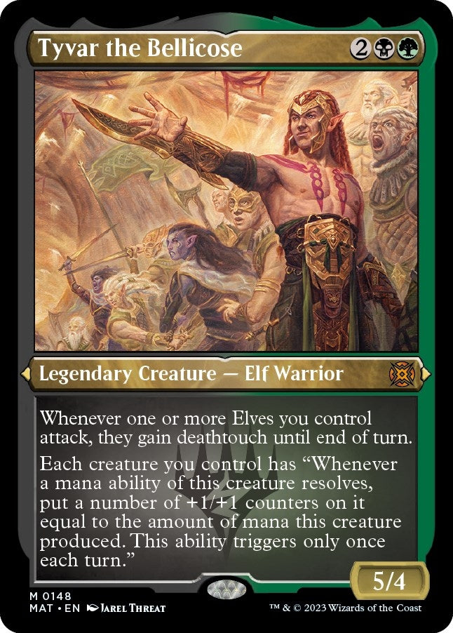 Image for Tyvar the Bellicose (Foil Etched) (148) (MAT) - Magic: The Gathering