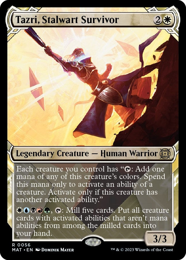 Image for Tazri, Stalwart Survivor (Showcase) (56) (MAT) - Magic: The Gathering