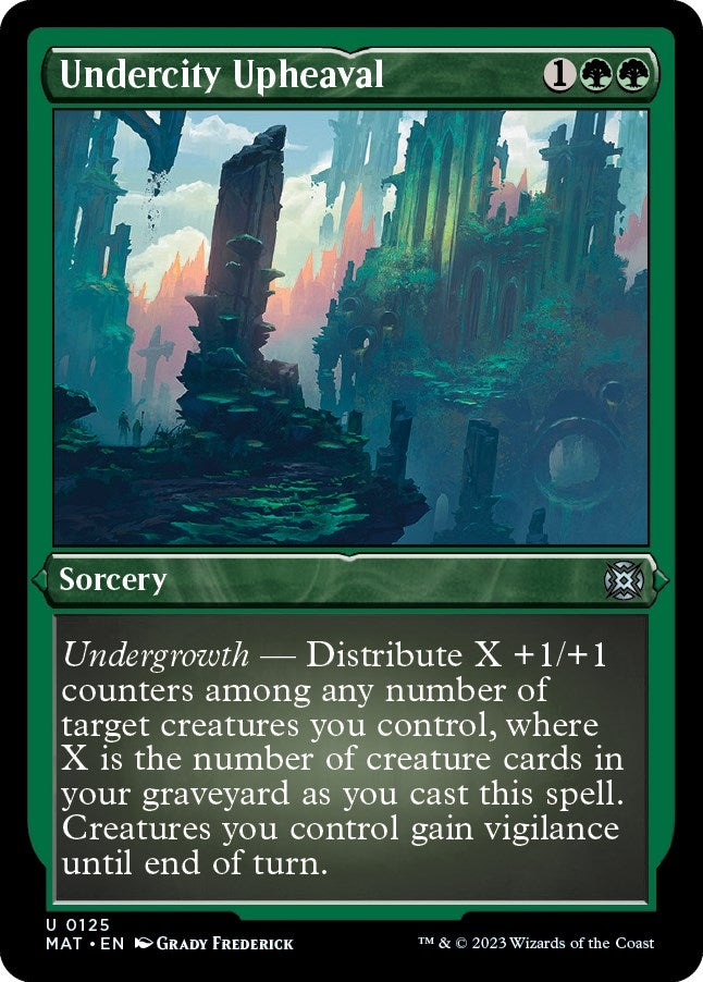 Image for Undercity Upheaval (Foil Etched) (125) (MAT) - Magic: The Gathering