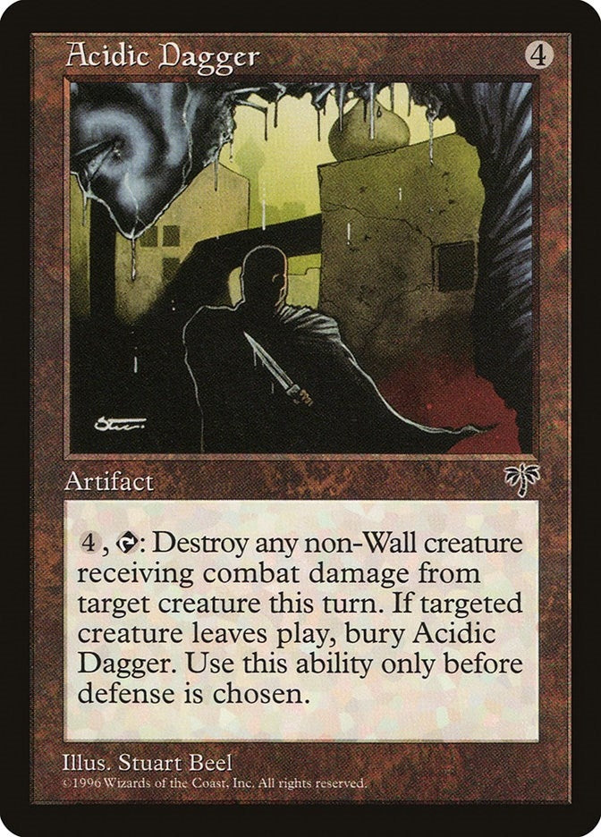 Image for Acidic Dagger (MIR) - Magic: The Gathering
