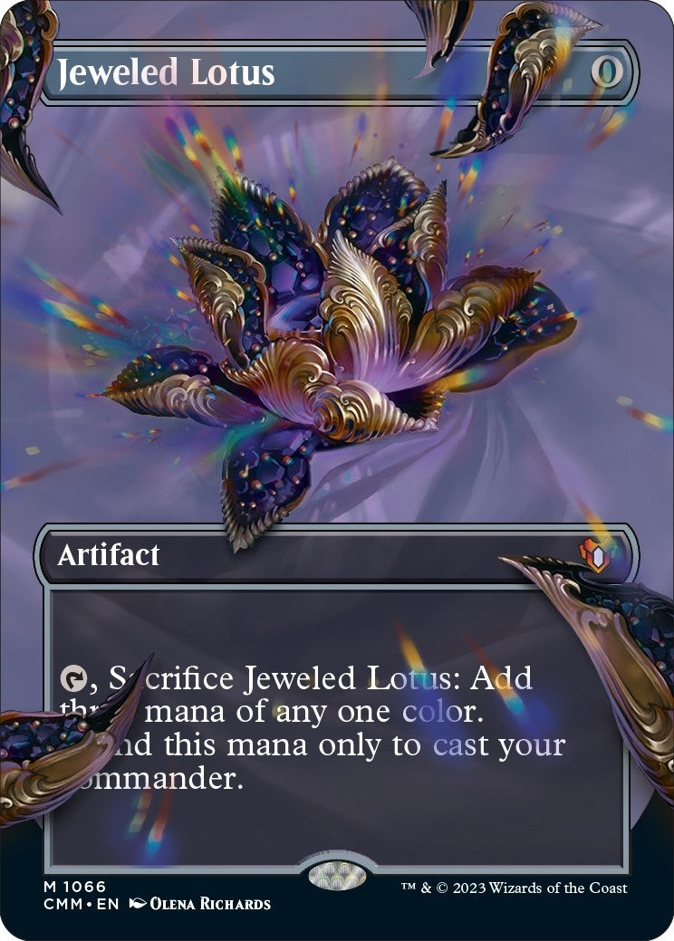 Image for Jeweled Lotus (Textured Foil) (1066) (CMM) - Magic: The Gathering