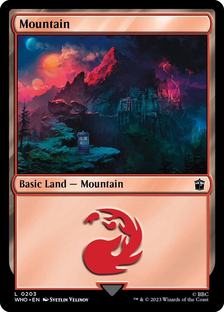 Image for Mountain (0203) (203) (WHO) - Magic: The Gathering