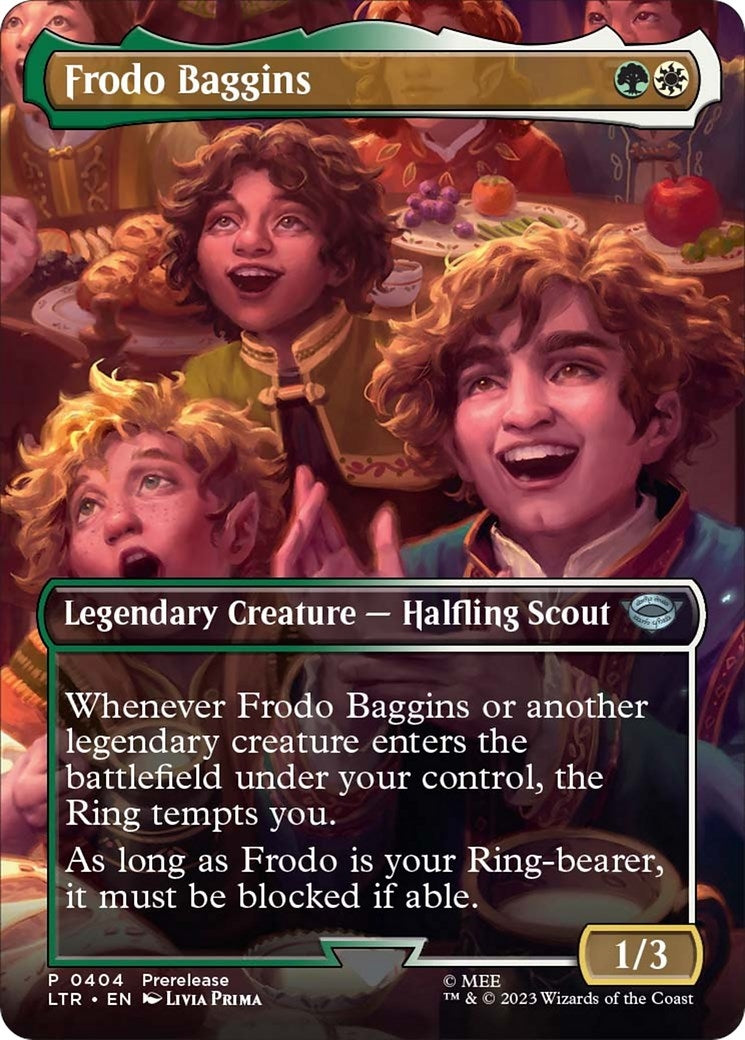 Image for Frodo Baggins (Borderless) (404) (LTR) - Magic: The Gathering