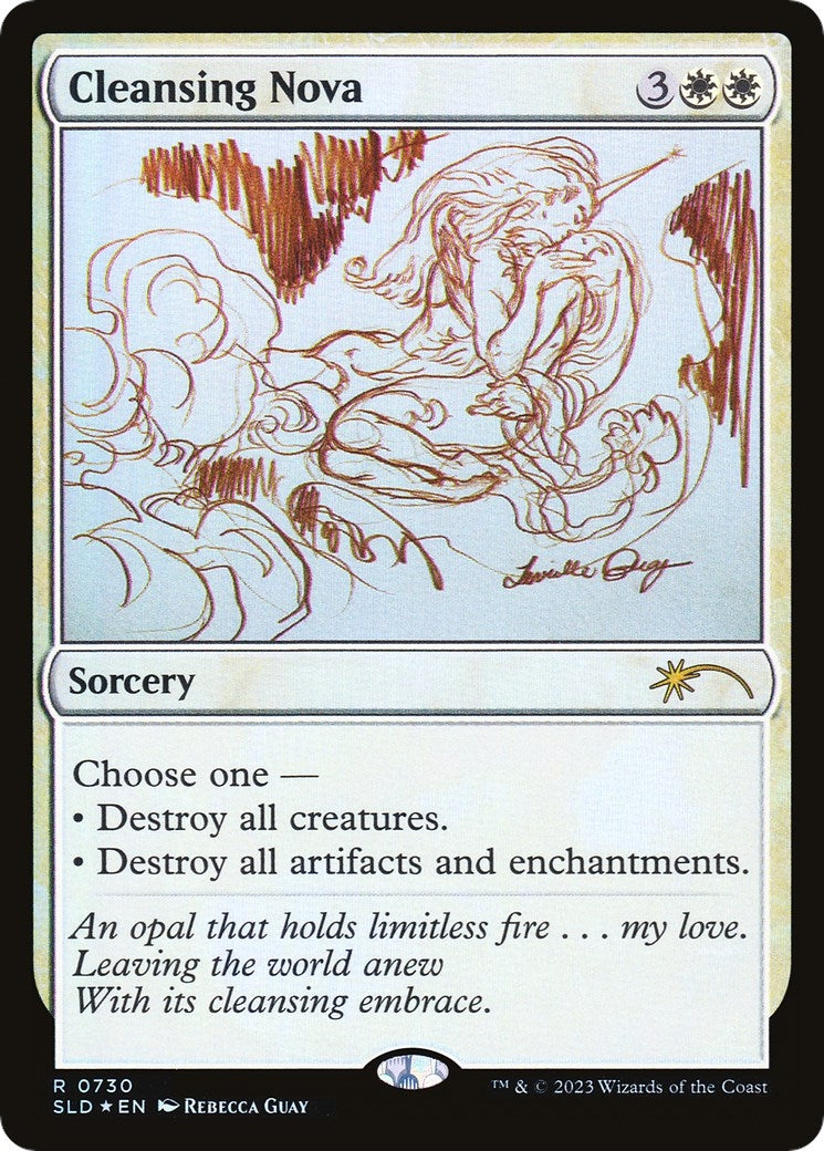 Image for Cleansing Nova (Sketch Showcase) (730) (SLD) - Magic: The Gathering
