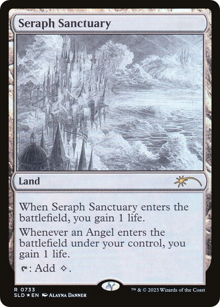 Image for Seraph Sanctuary (Sketch Showcase) (733) (SLD) - Magic: The Gathering
