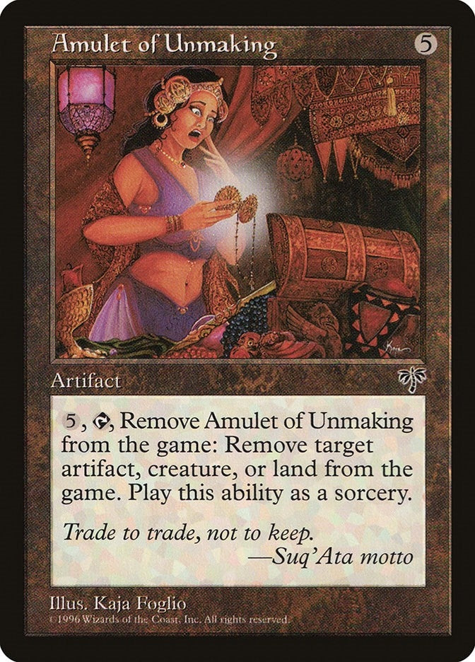 Image for Amulet of Unmaking (MIR) - Magic: The Gathering