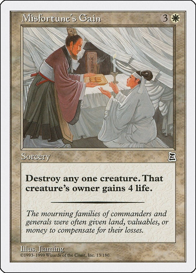 Image for Misfortune's Gain (13) (PTK) - Magic: The Gathering