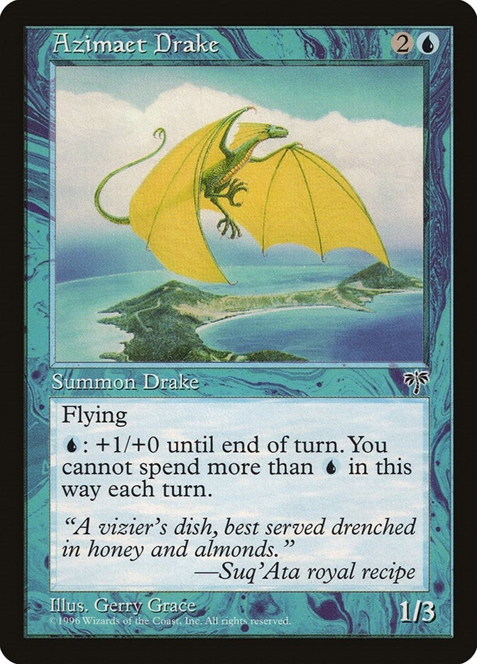 Image for Azimaet Drake (MIR) - Magic: The Gathering