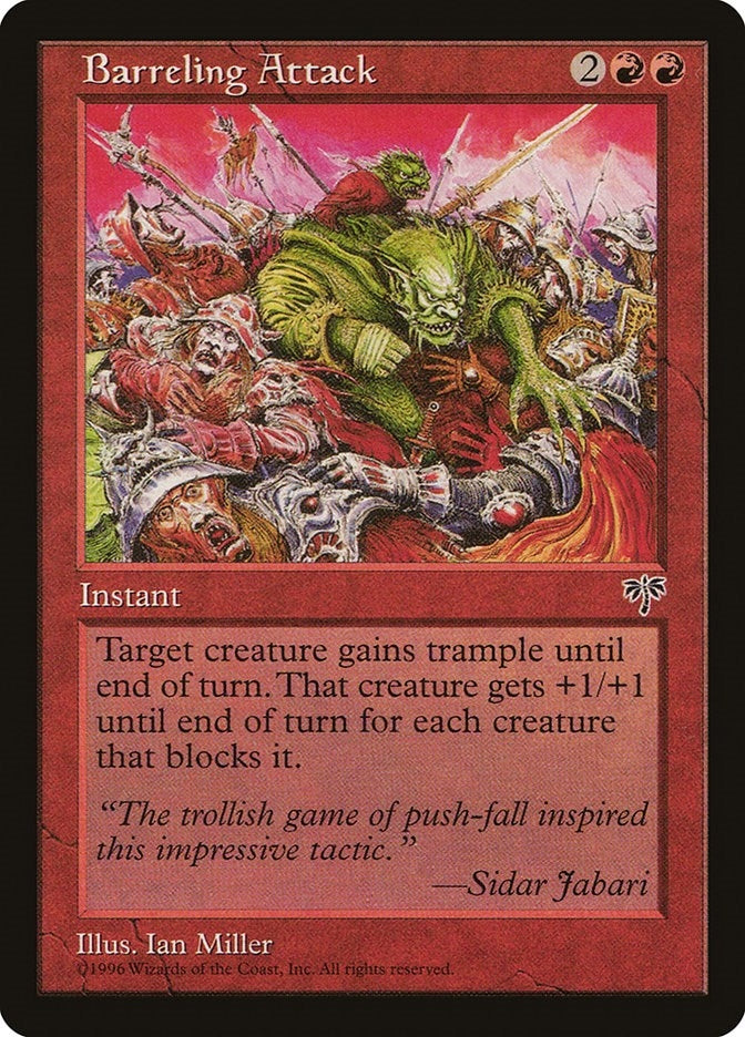 Image for Barreling Attack (MIR) - Magic: The Gathering