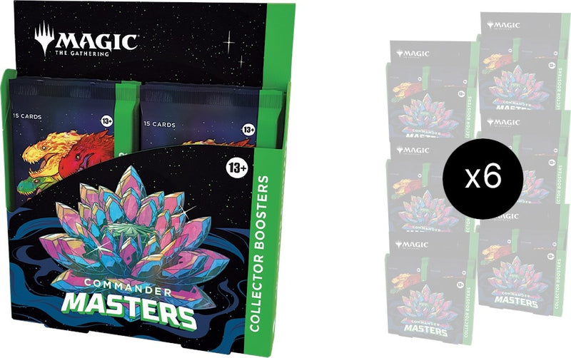 Image for Commander Masters - Collector Booster Box Case - Magic: The Gathering