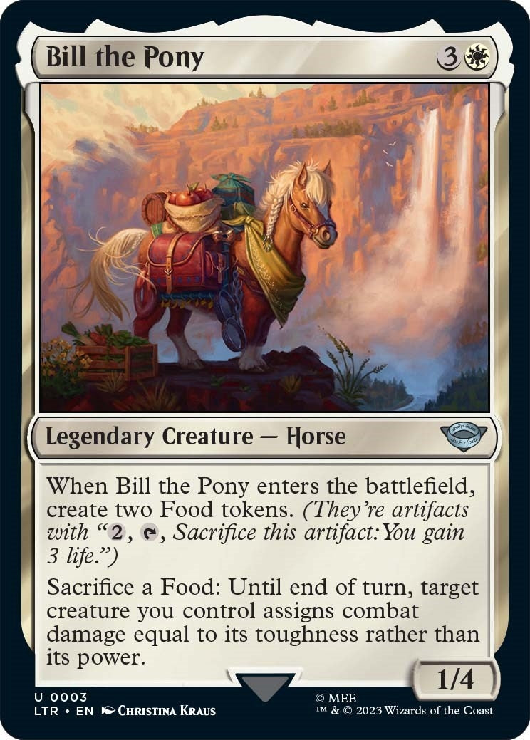 Image for Bill the Pony (3) (LTR) - Magic: The Gathering