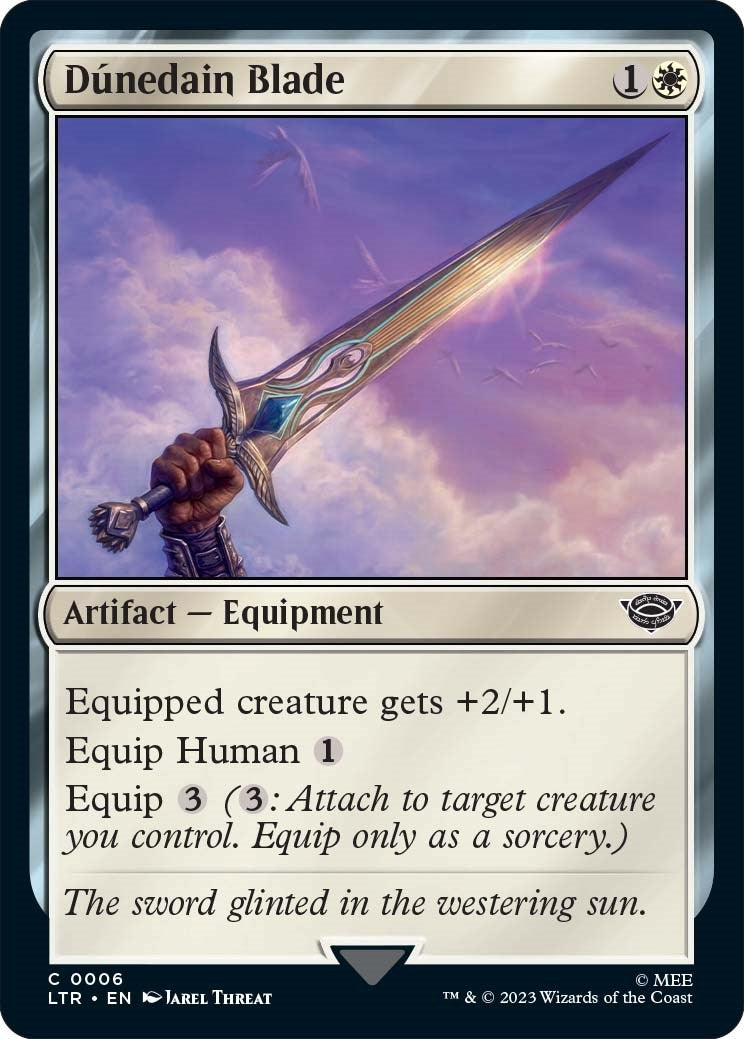 Image for Dunedain Blade (6) (LTR) - Magic: The Gathering