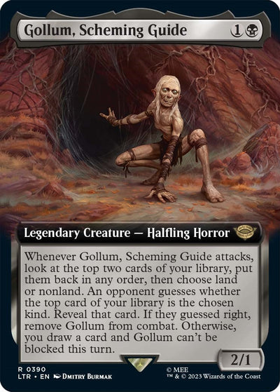 Gollum, Scheming Guide (Extended Art) (390) (LTR)