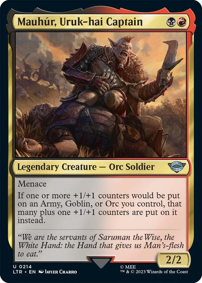 Mauhur, Uruk-hai Captain (214) (LTR)