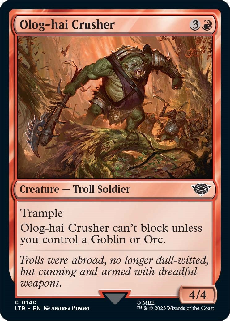 Image for Olog-hai Crusher (140) (LTR) - Magic: The Gathering