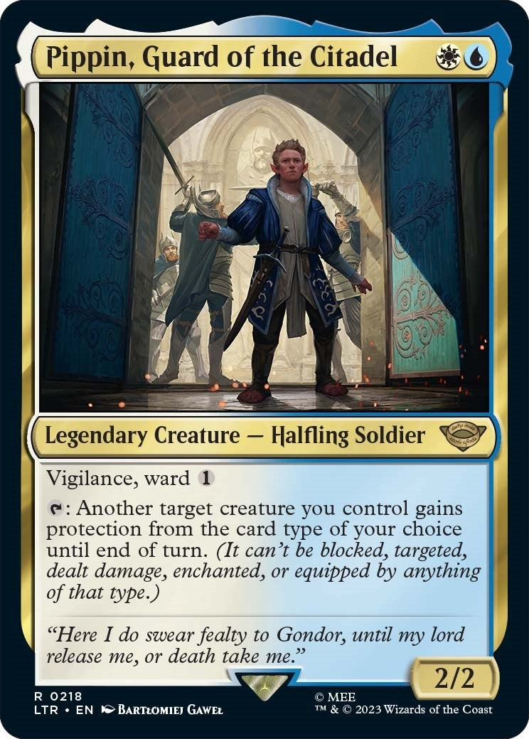 Image for Pippin, Guard of the Citadel (218) (LTR) - Magic: The Gathering
