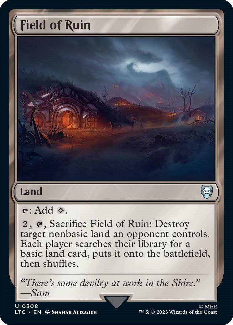 Image for Field of Ruin (308) (LTC) - Magic: The Gathering