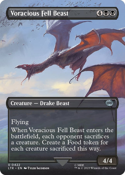 Voracious Fell Beast (Borderless) (422) (LTR)