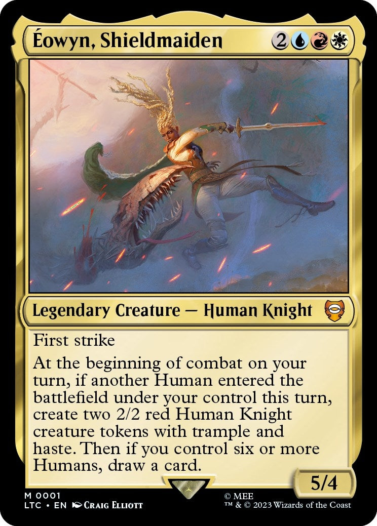 Image for Eowyn, Shieldmaiden (1) (LTC) - Magic: The Gathering
