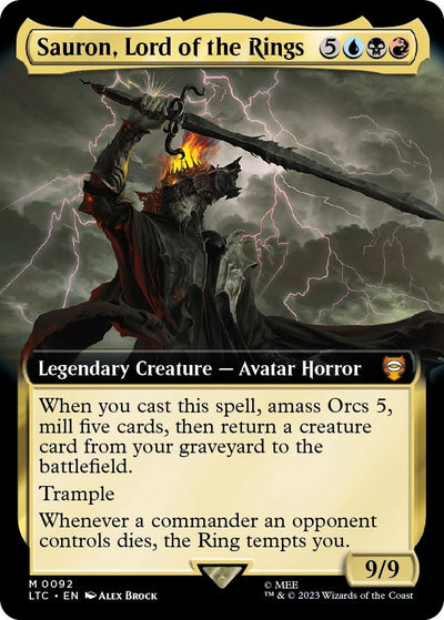 Sauron, Lord of the Rings (Extended Art) (92) (LTC)