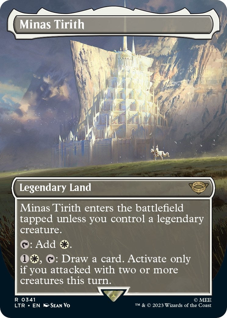 Image for Minas Tirith (0341) (Borderless) (341) (LTR) - Magic: The Gathering