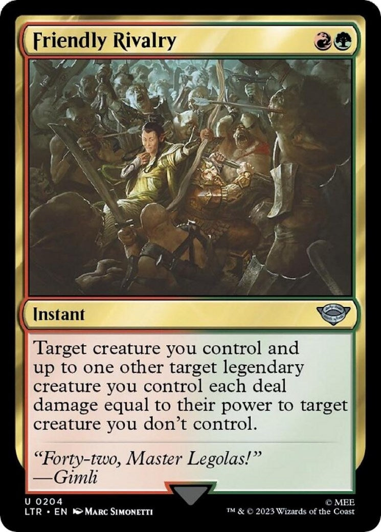 Image for Friendly Rivalry (204) (LTR) - Magic: The Gathering