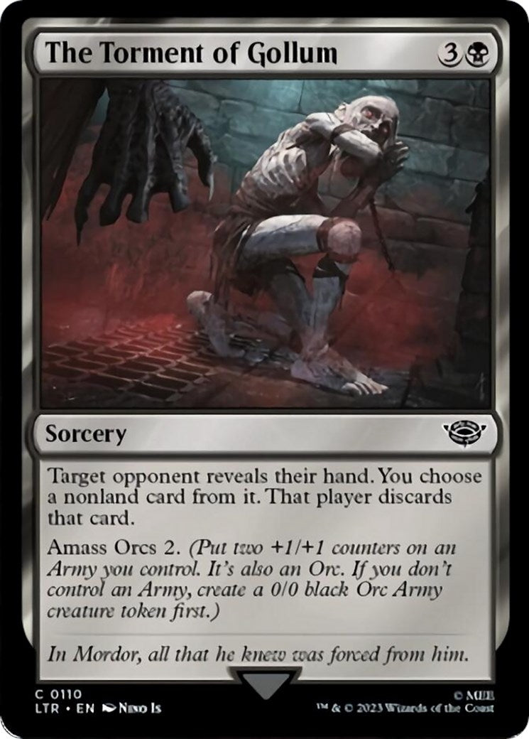 Image for The Torment of Gollum (110) (LTR) - Magic: The Gathering