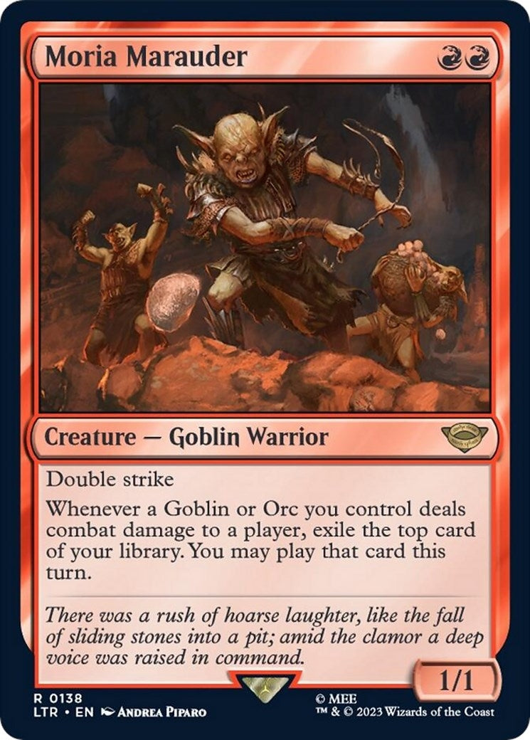 Image for Moria Marauder (138) (LTR) - Magic: The Gathering