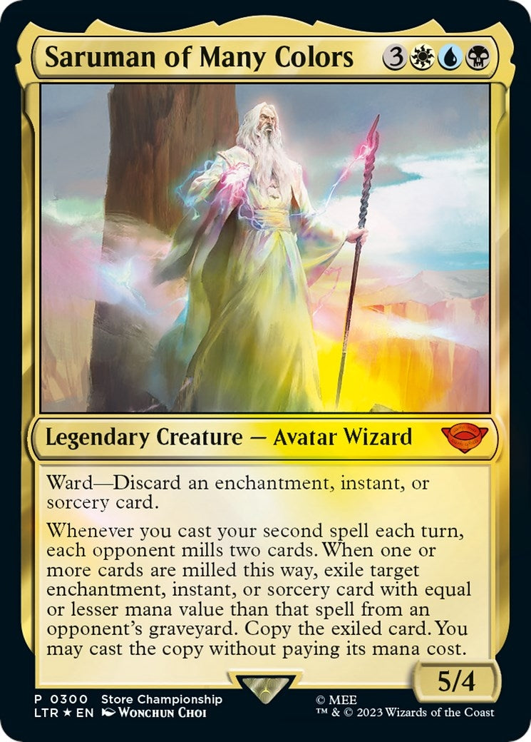 Image for Saruman of Many Colors (300) (GAME) - Magic: The Gathering
