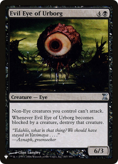 Evil Eye of Urborg (107/301) (LIST)