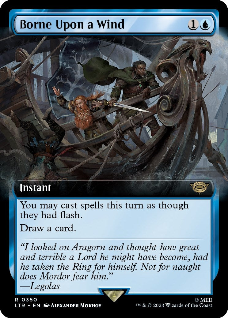 Image for Borne Upon a Wind (Extended Art) (350) (LTR) - Magic: The Gathering