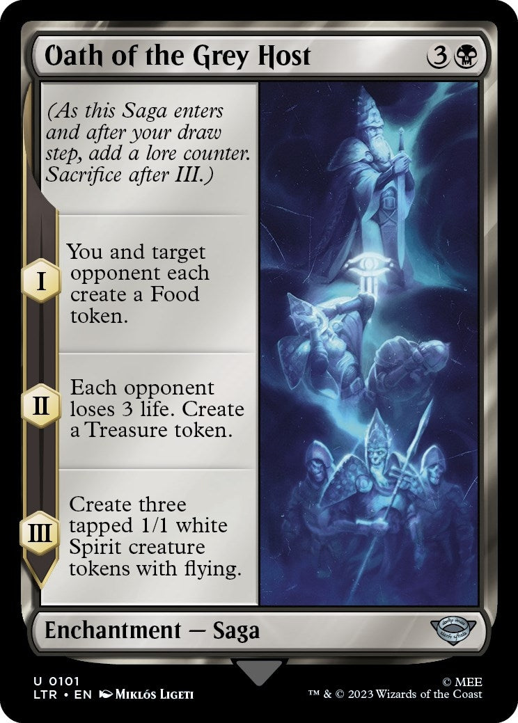 Image for Oath of the Grey Host (101) (LTR) - Magic: The Gathering