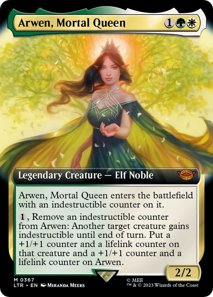 Image for Arwen, Mortal Queen (Extended Art) (367) (LTR) - Magic: The Gathering