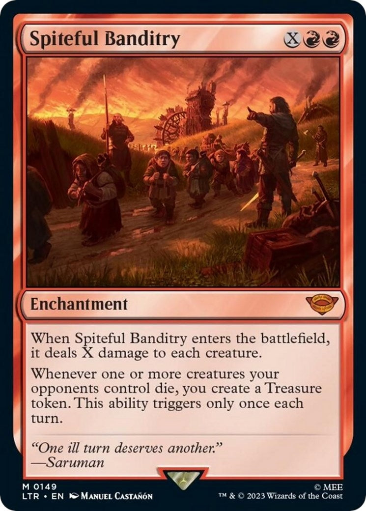 Image for Spiteful Banditry (149) (LTR) - Magic: The Gathering