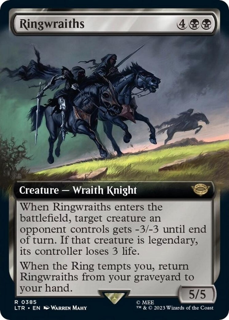 Image for Ringwraiths (Extended Art) (385) (LTR) - Magic: The Gathering