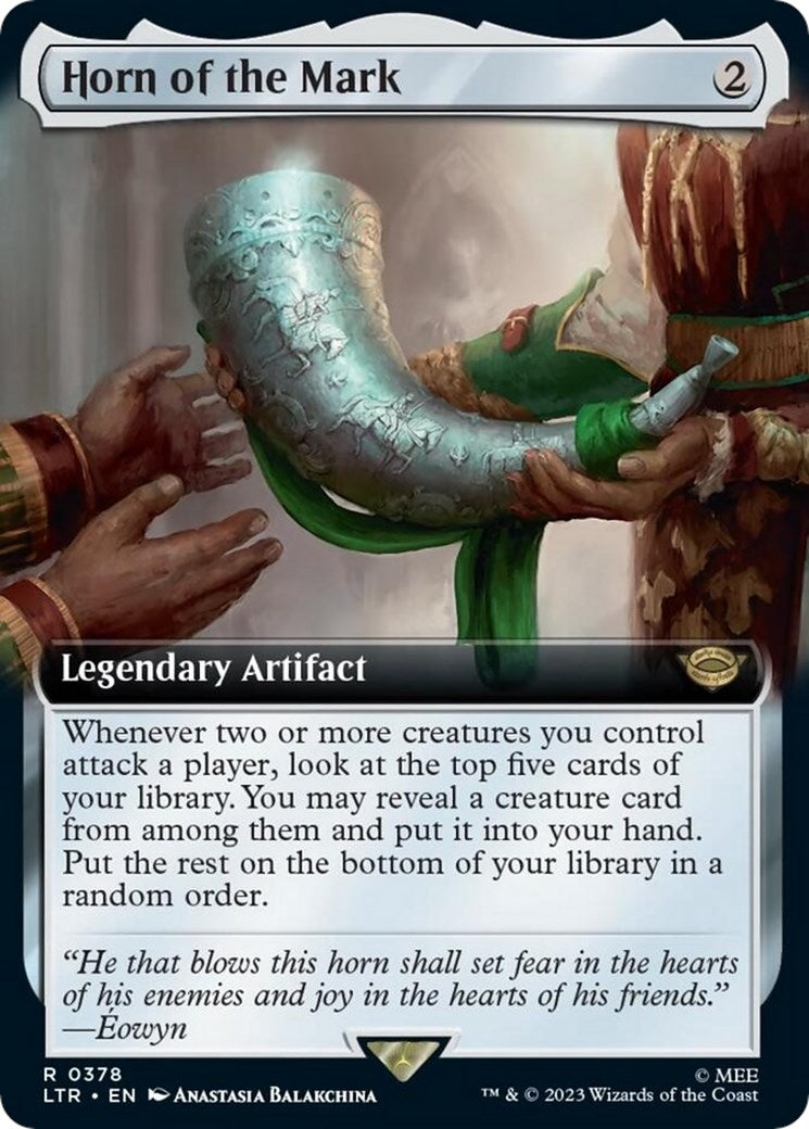Image for Horn of the Mark (Extended Art) (378) (LTR) - Magic: The Gathering