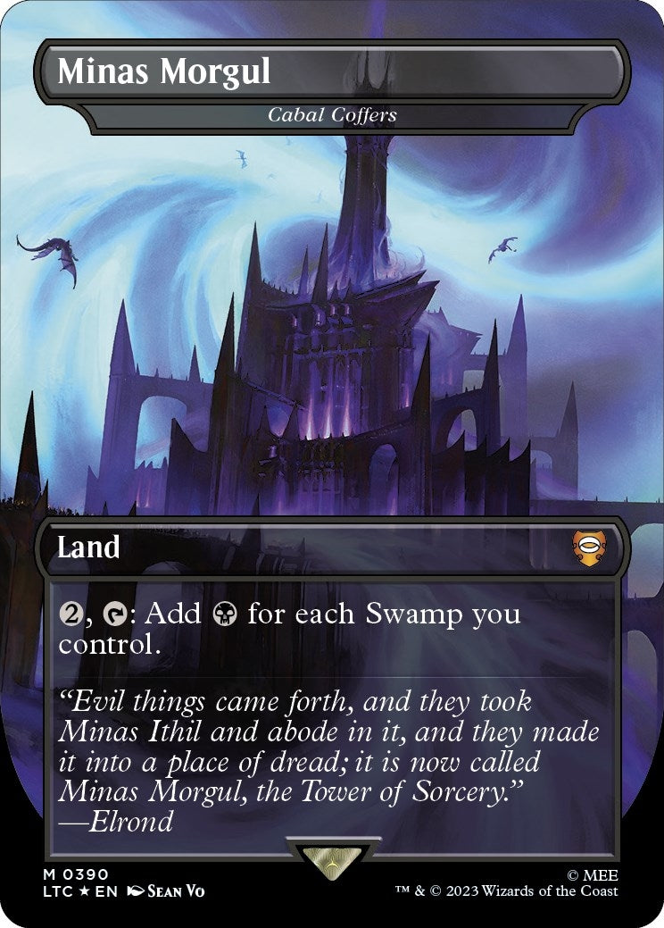 Image for Minas Morgul - Cabal Coffers (Borderless) (Surge Foil) (390) (LTC) - Magic: The Gathering