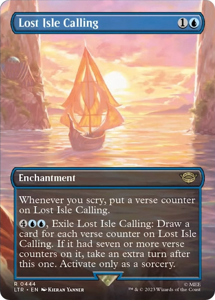 Image for Lost Isle Calling (Borderless) (444) (LTR) - Magic: The Gathering