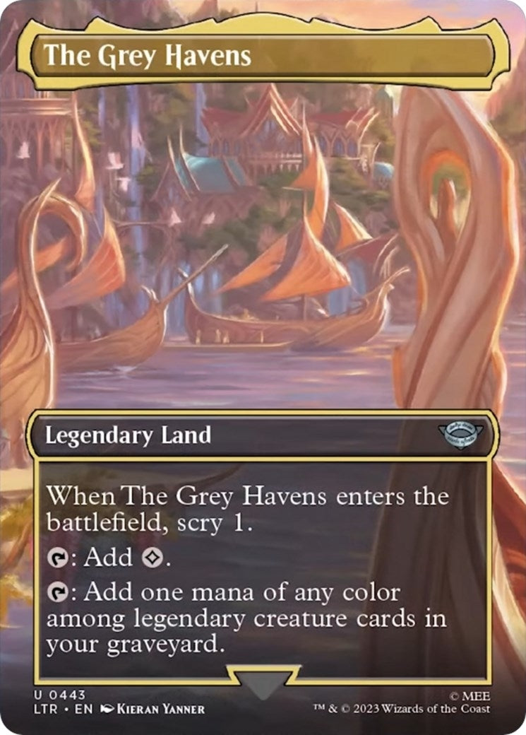 Image for The Grey Havens (Borderless) (443) (LTR) - Magic: The Gathering