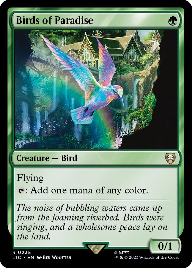 Image for Birds of Paradise (235) (LTC) - Magic: The Gathering