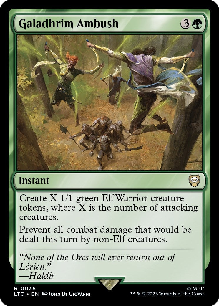 Image for Galadhrim Ambush (38) (LTC) - Magic: The Gathering